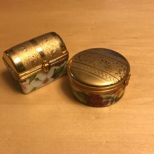 Limoges mini jewelry boxes